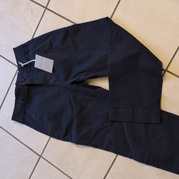 *FinalPrice!* NWT Everlane The Organic Straight-Leg Pant True Navy Size 6 - Picture 2 of 10
